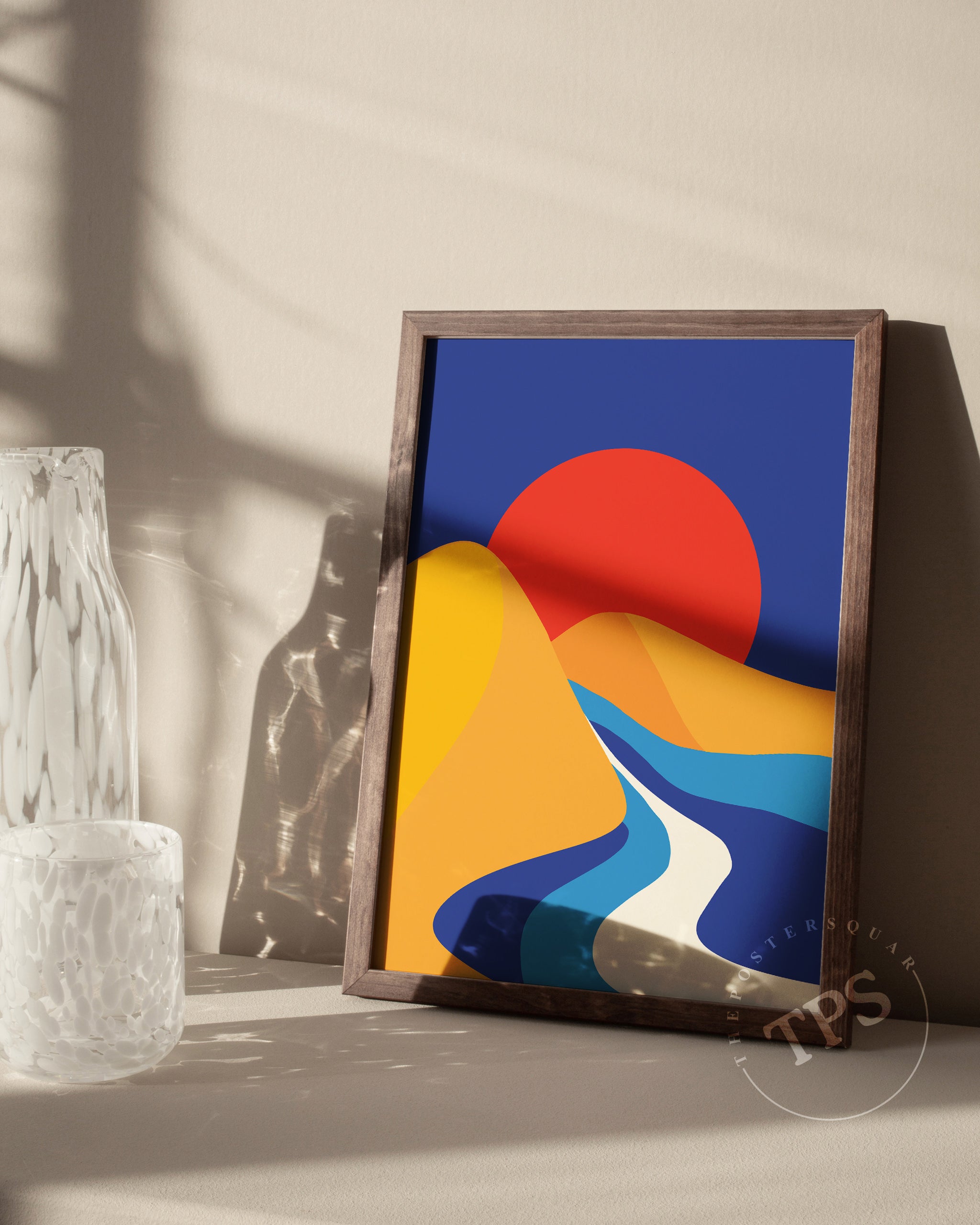 Ruby Sunset N1 The Poster Square