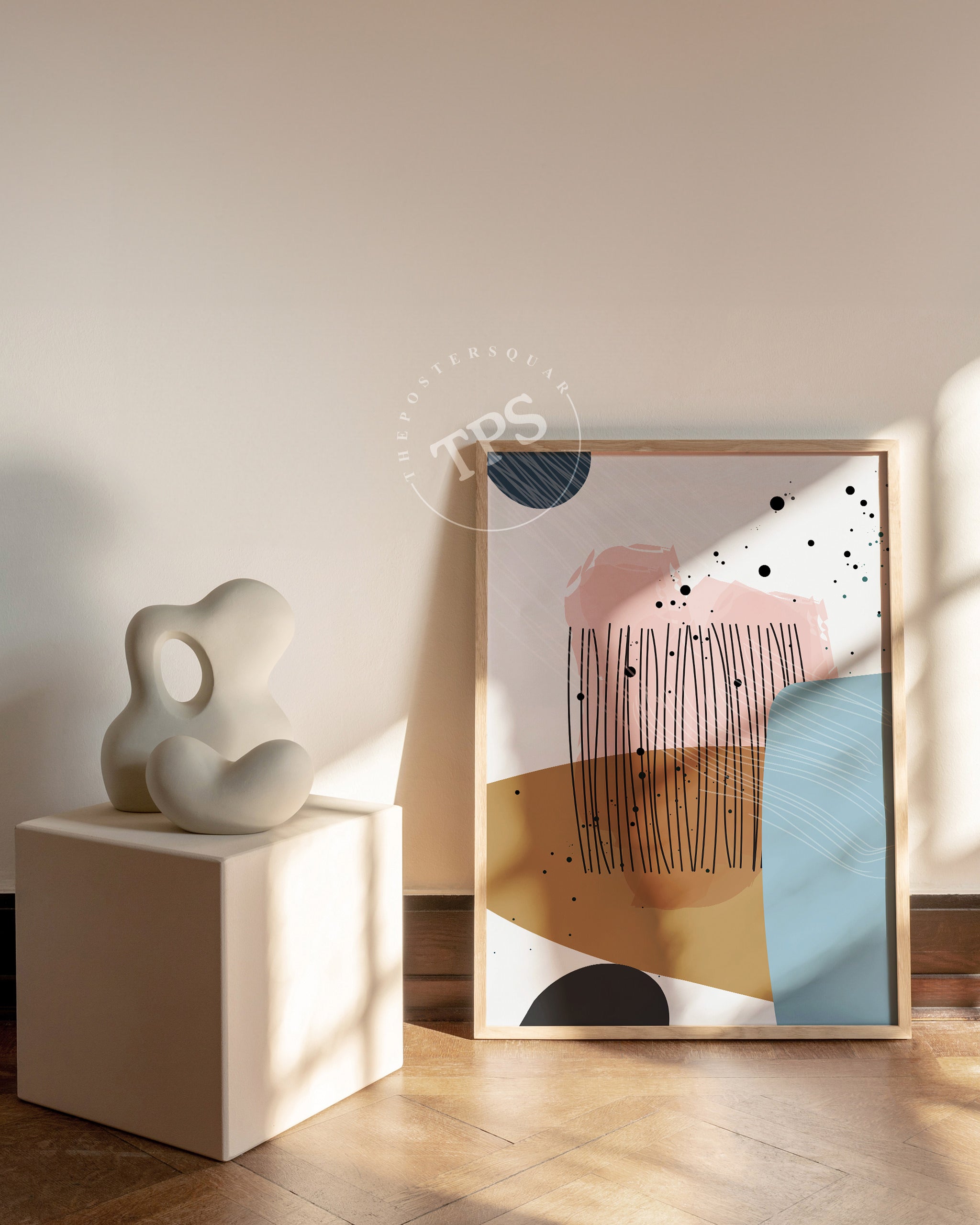 Minimalistic Abstract N3 The Poster Square