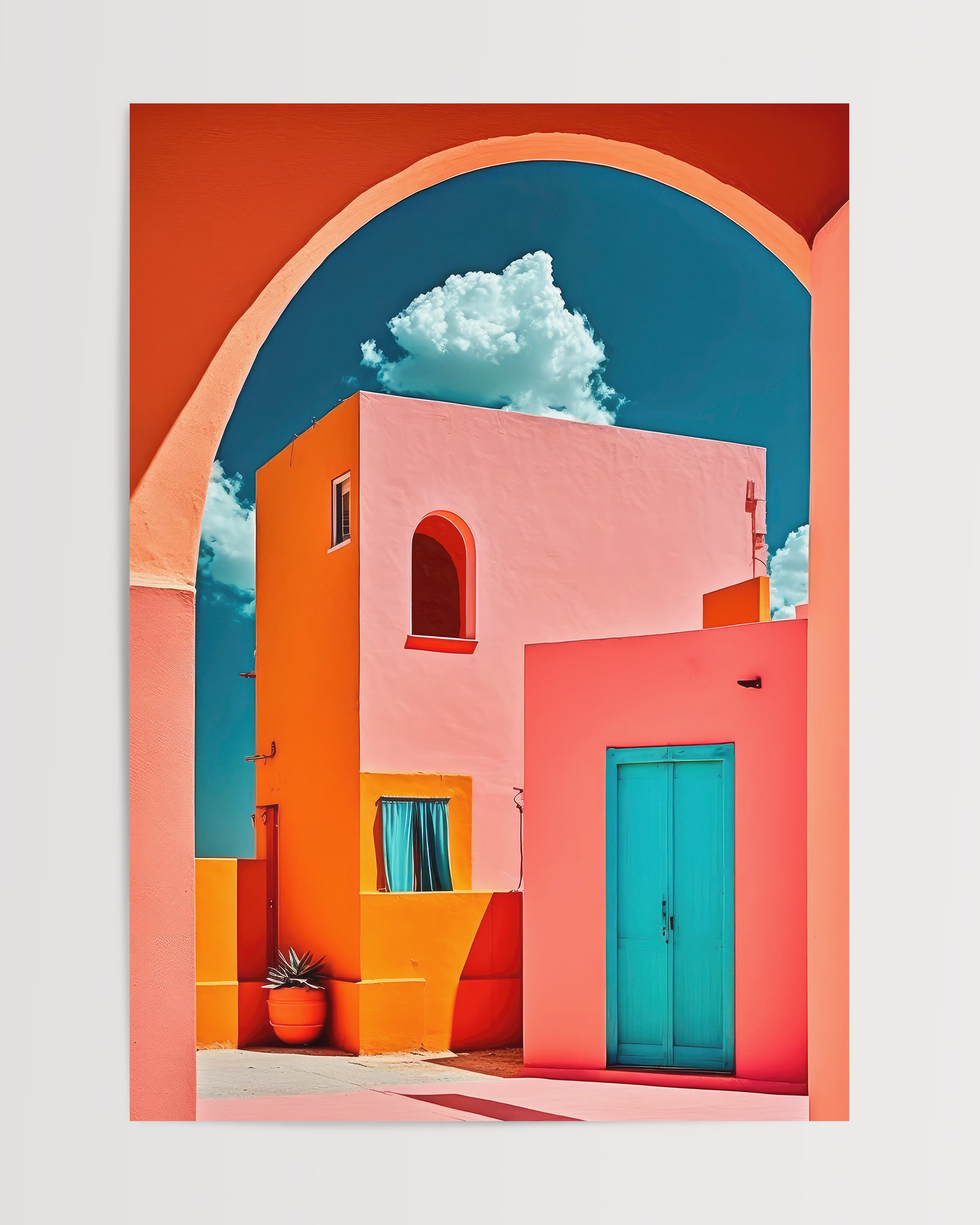 Vibrant Oasis No.2-psoter-wall_art-decor-The Poster Square
