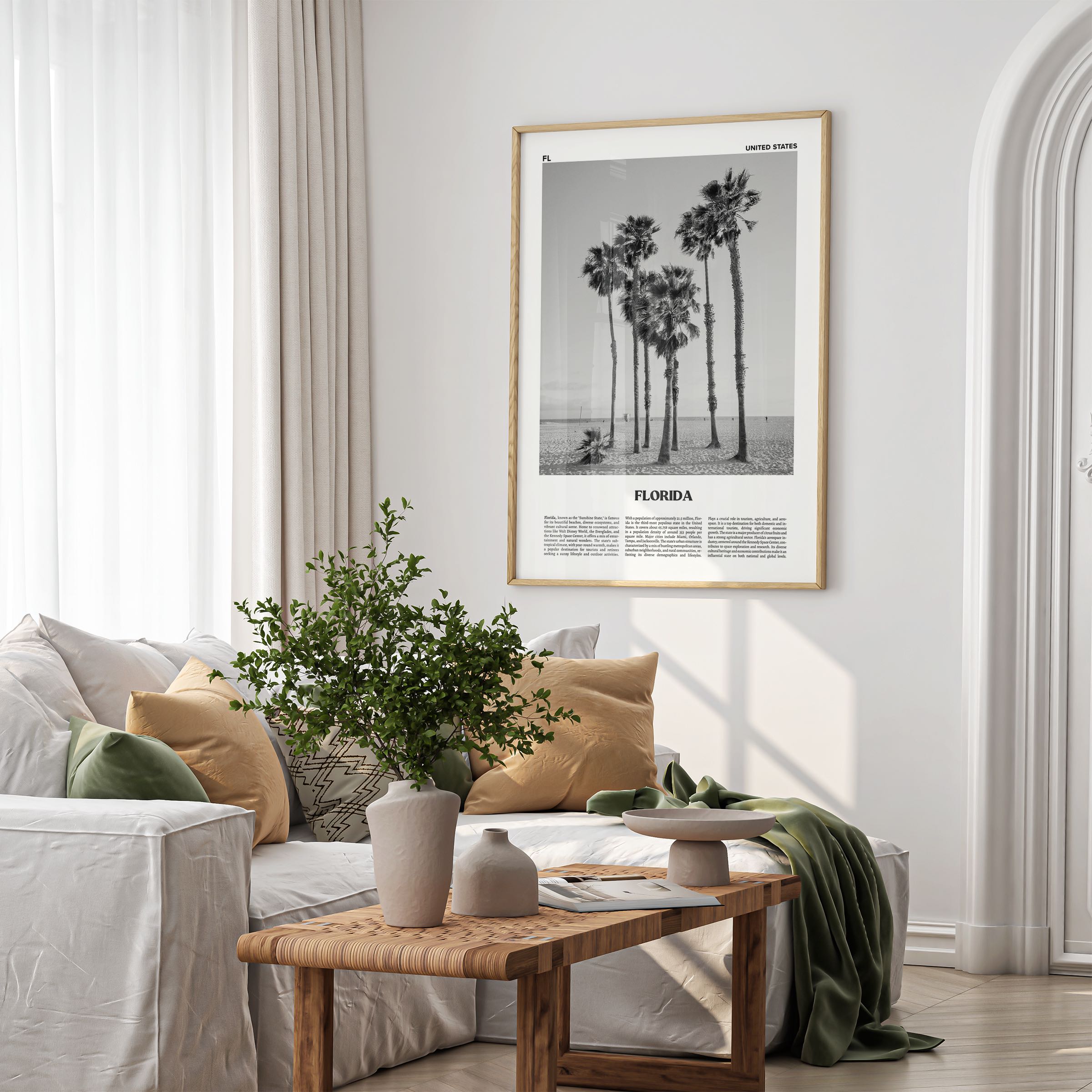 Florida No.3-psoter-wall_art-decor-The Poster Square