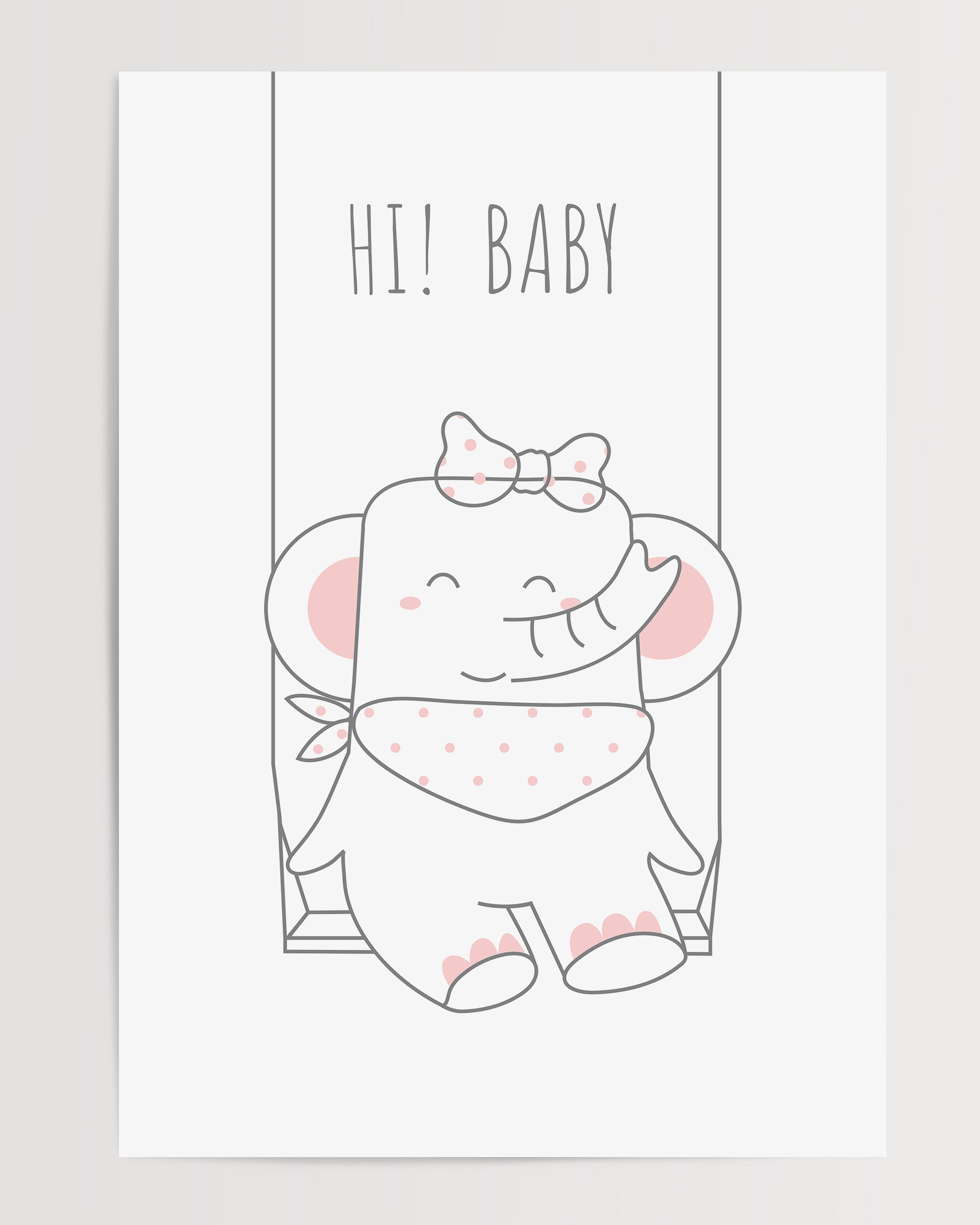 Hi! Baby The Poster Square