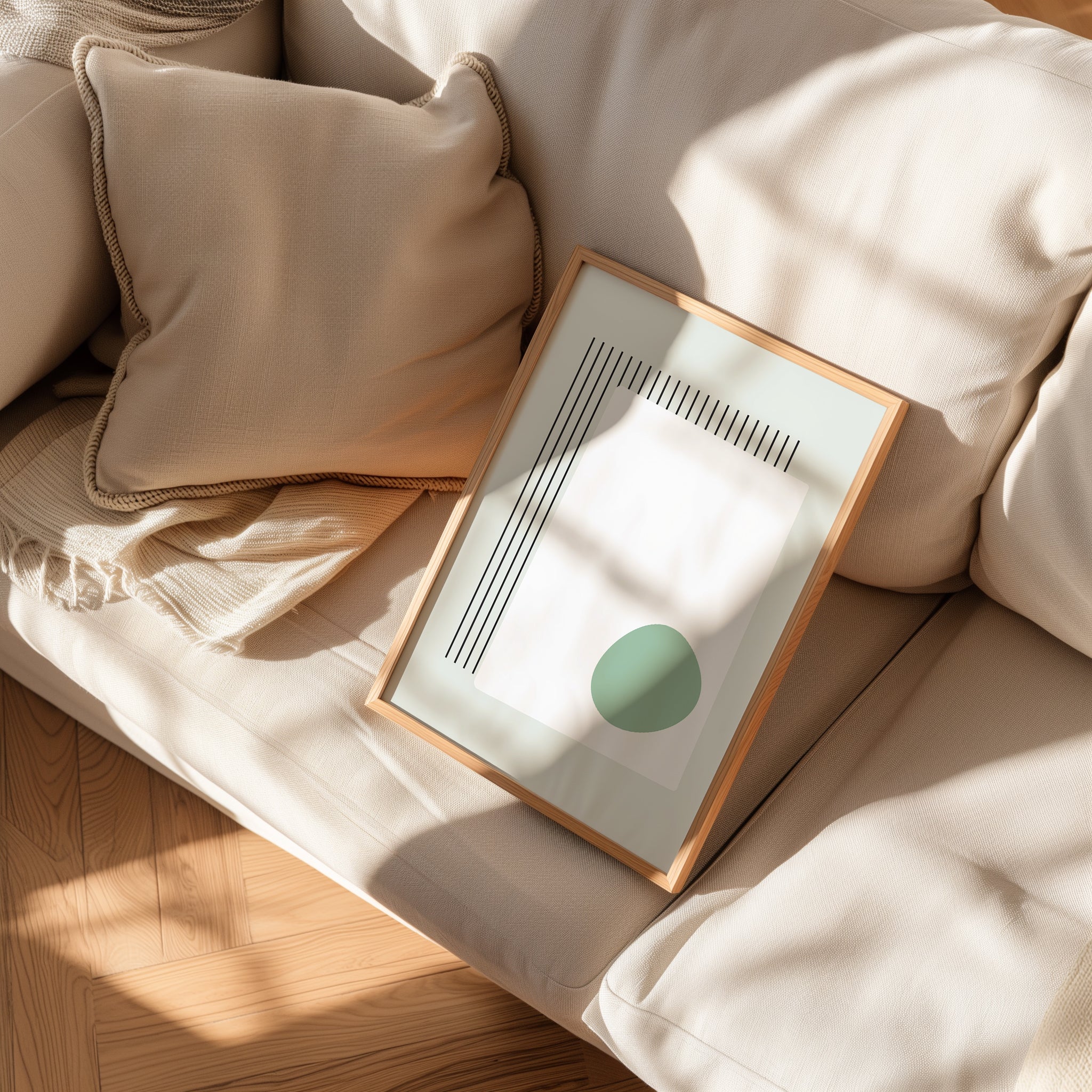 Green Minimalist Series No.4-psoter-wall_art-decor-The Poster Square