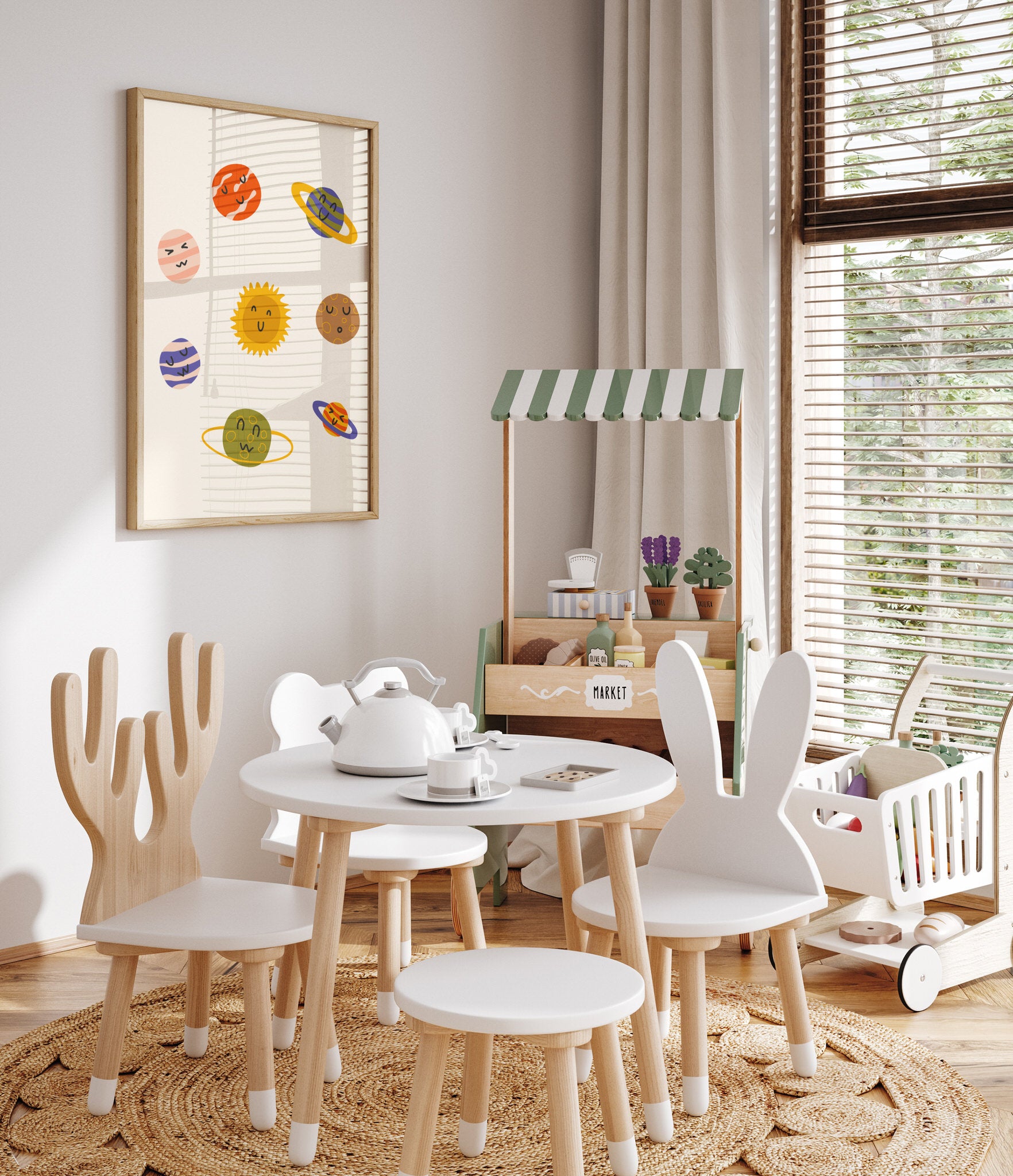 Happy Planets The Poster Square