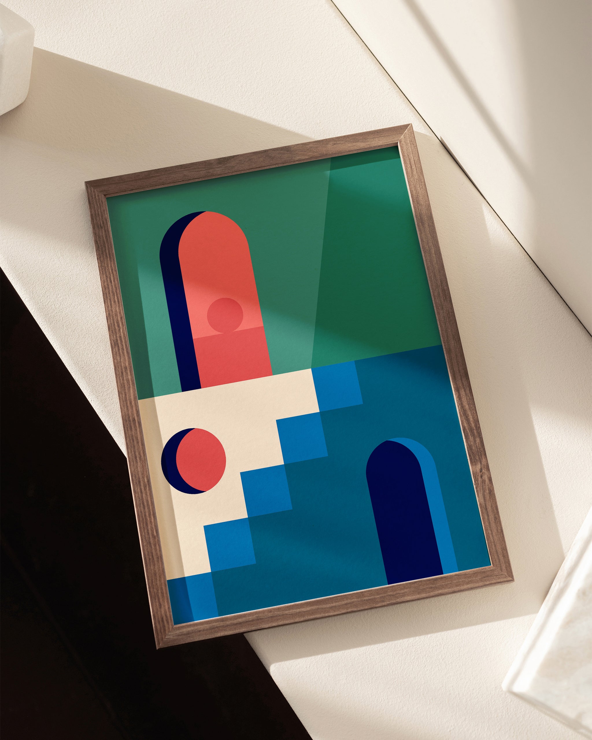 Cubist Architecture No.3-psoter-wall_art-decor-The Poster Square