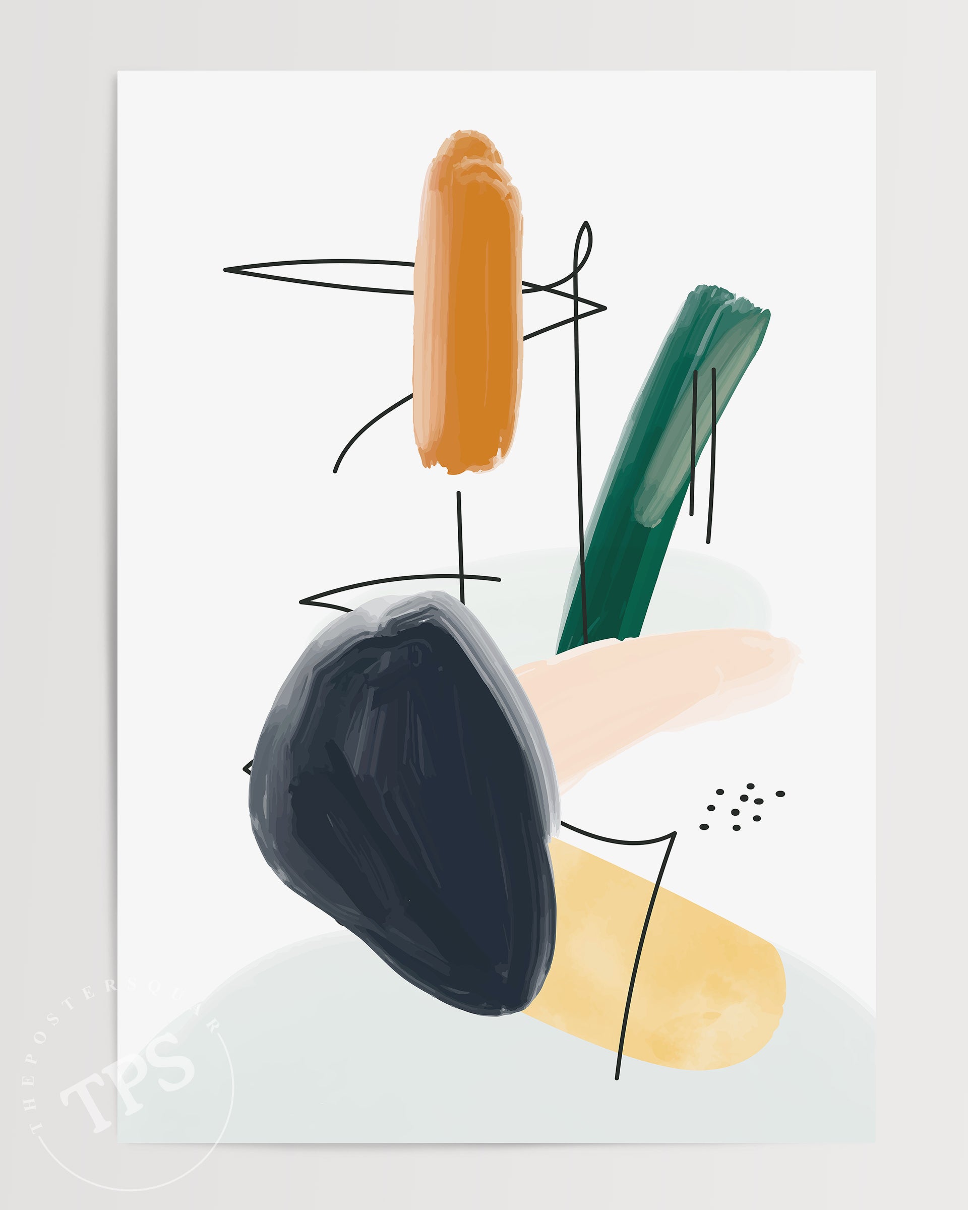 Minimalistic Abstract N10 The Poster Square