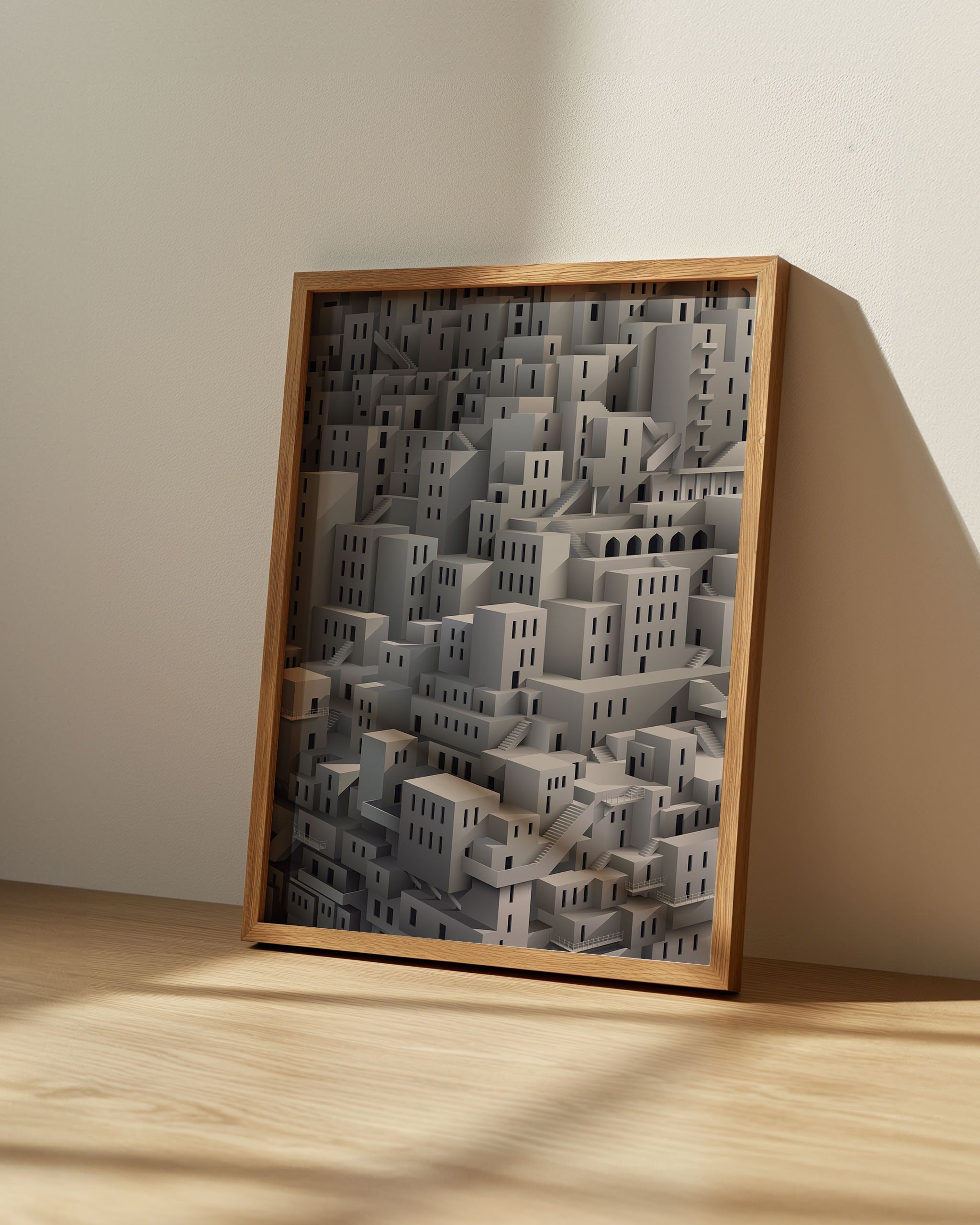 Stairway to Intrigue-psoter-wall_art-decor-The Poster Square