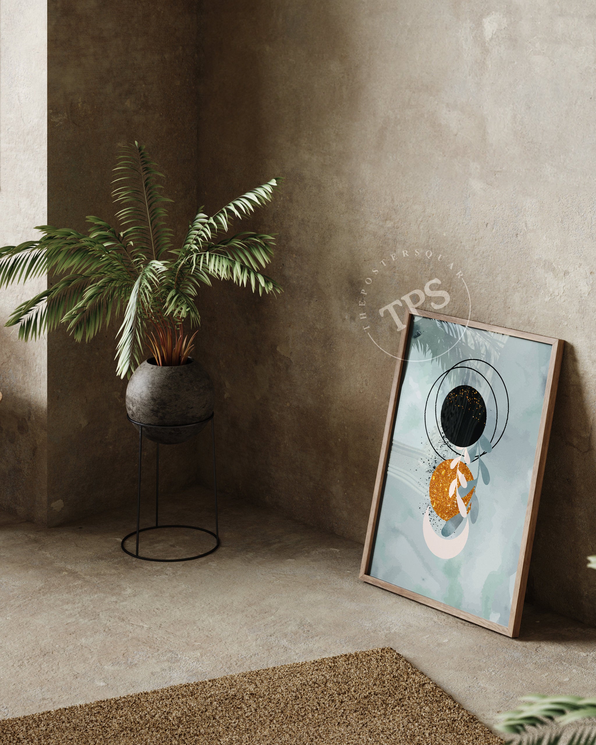 Minimalistic Abstract N14 The Poster Square