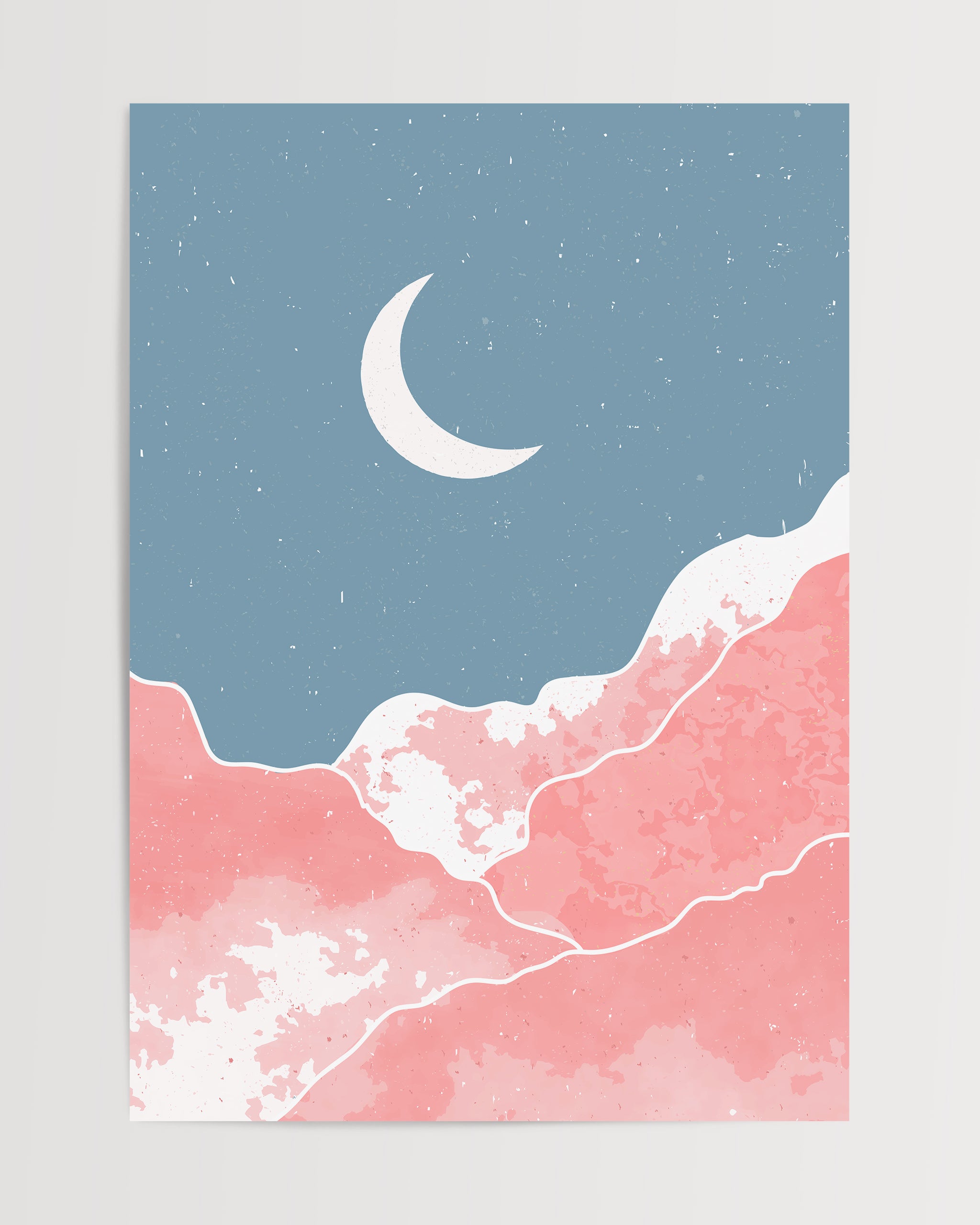 Moonlit Peaks-psoter-wall_art-decor-The Poster Square