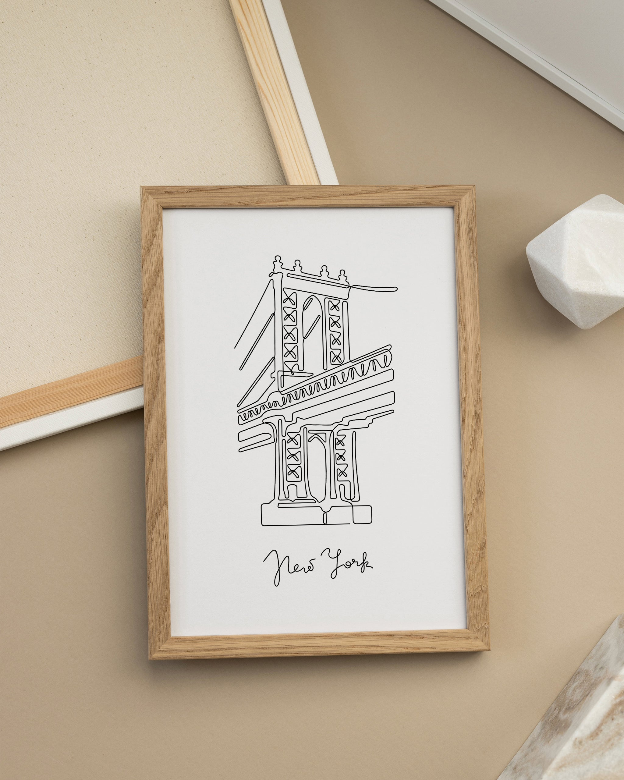 New York Stately Bridge-psoter-wall_art-decor-The Poster Square