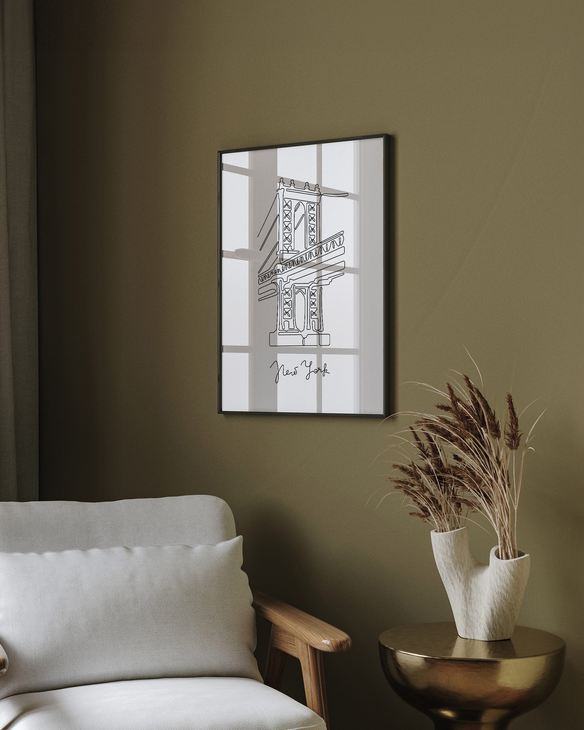 New York Stately Bridge-psoter-wall_art-decor-The Poster Square