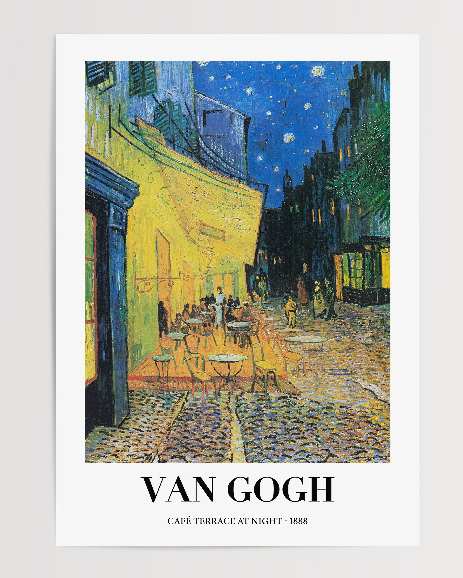 Café Terrace at Night (1888) The Poster Square