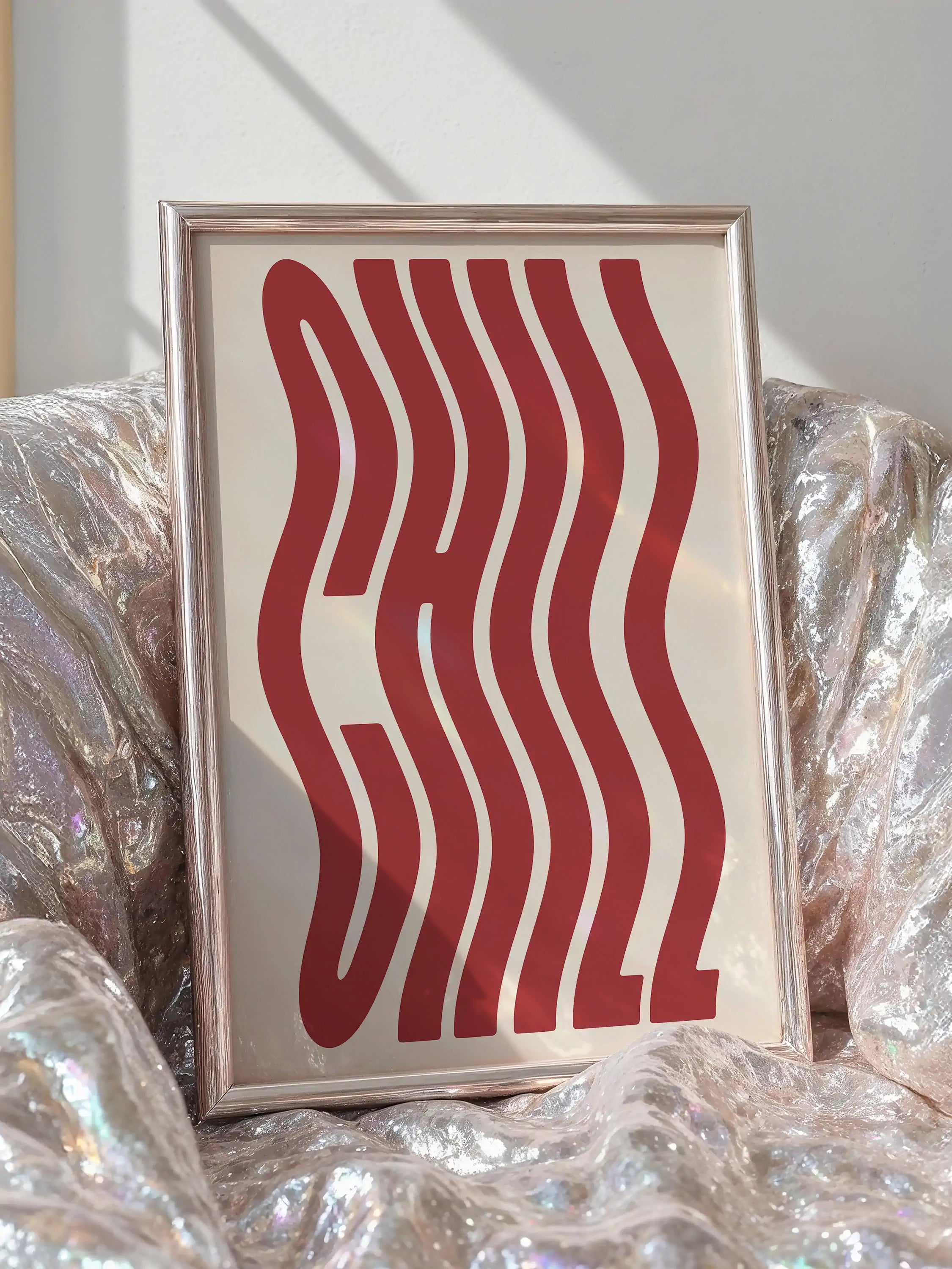 Chill Typografie Druck