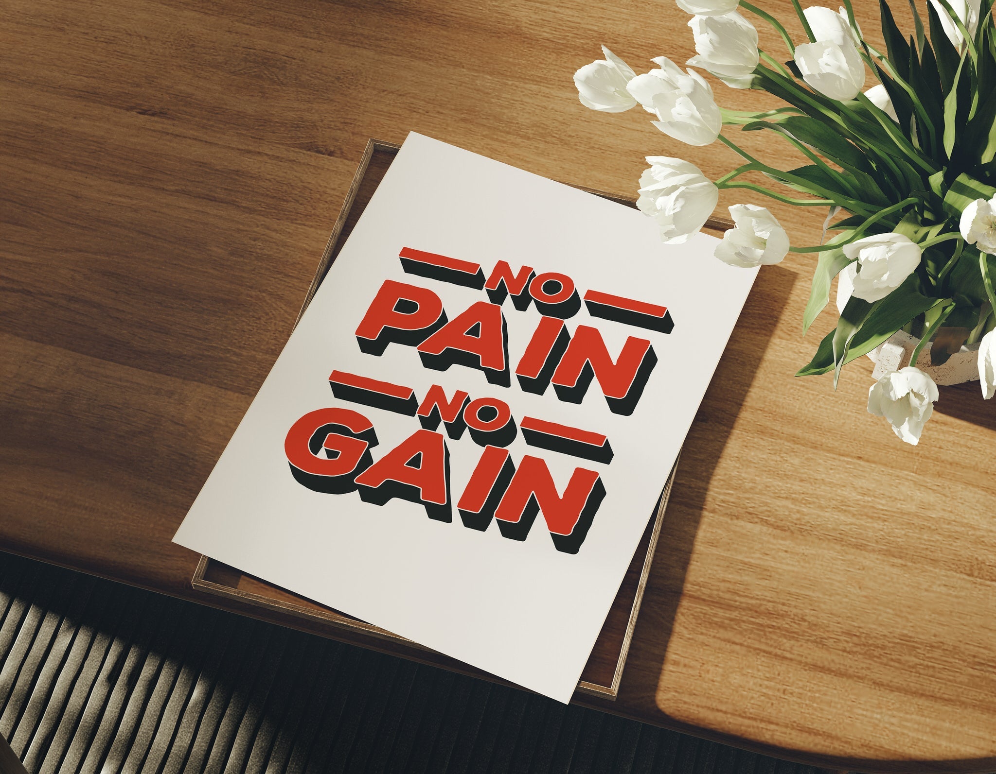 No Pain No Gain The Poster Square