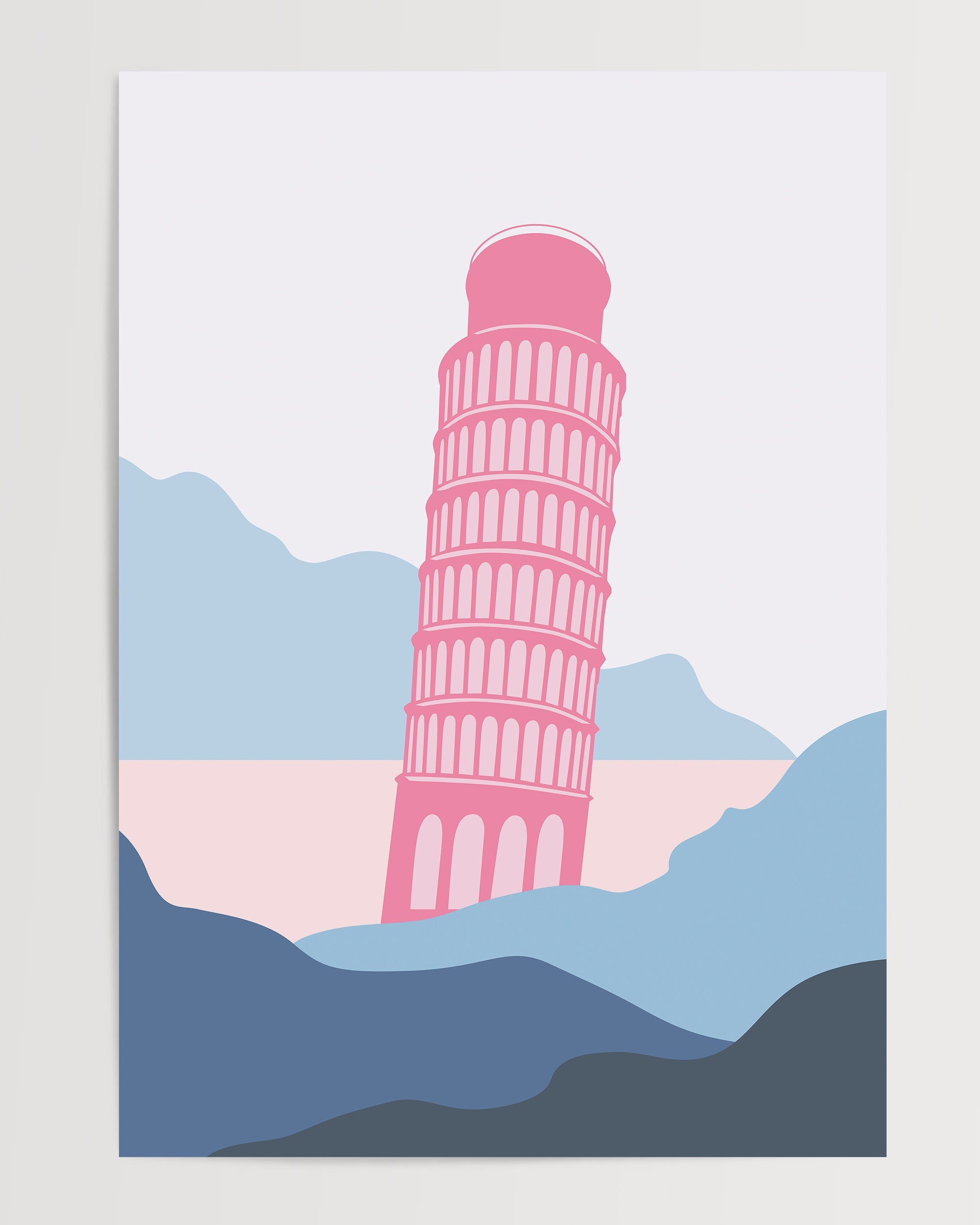 Pisa Tower - Italy The Poster Square