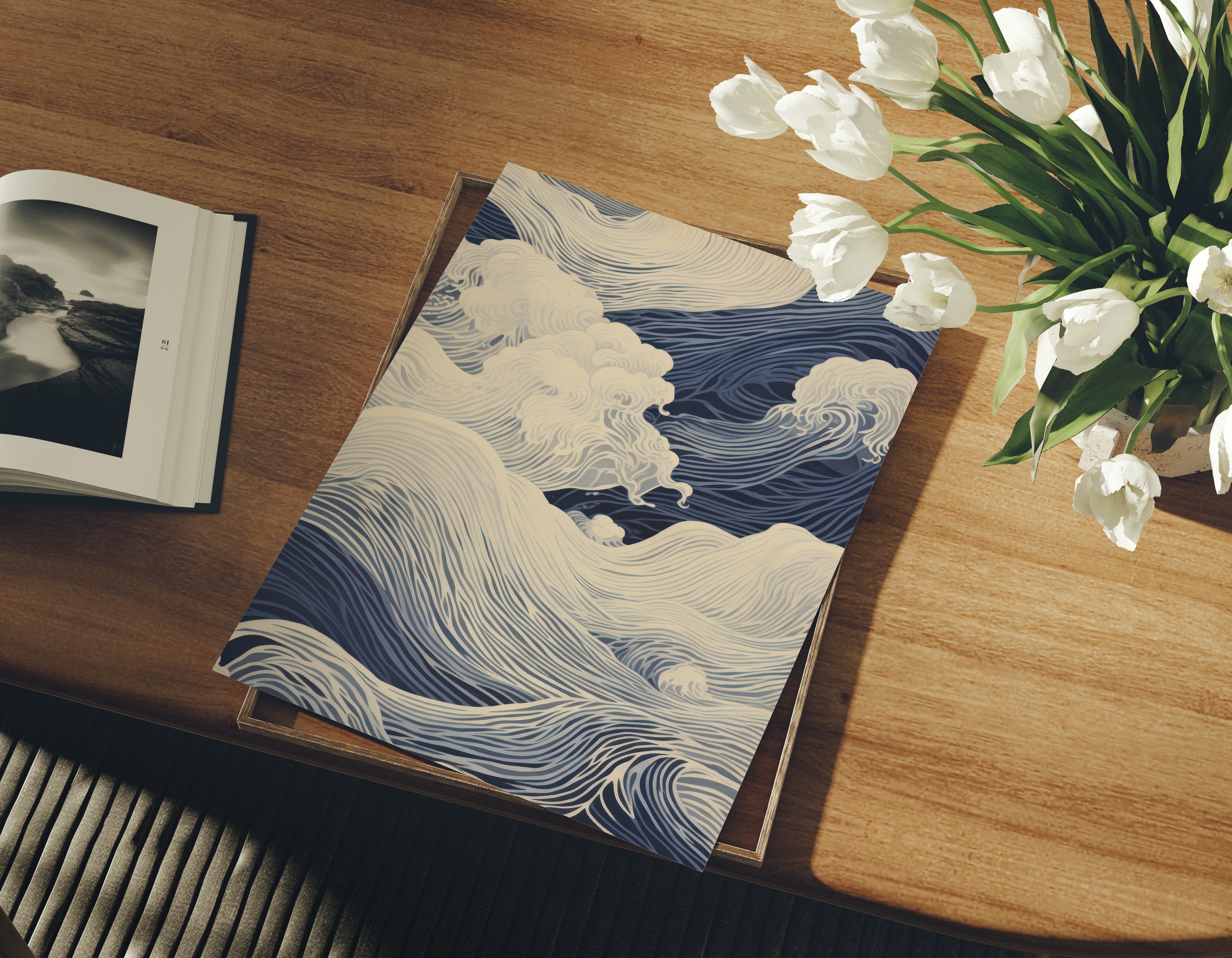 Rolling Waves The Poster Square