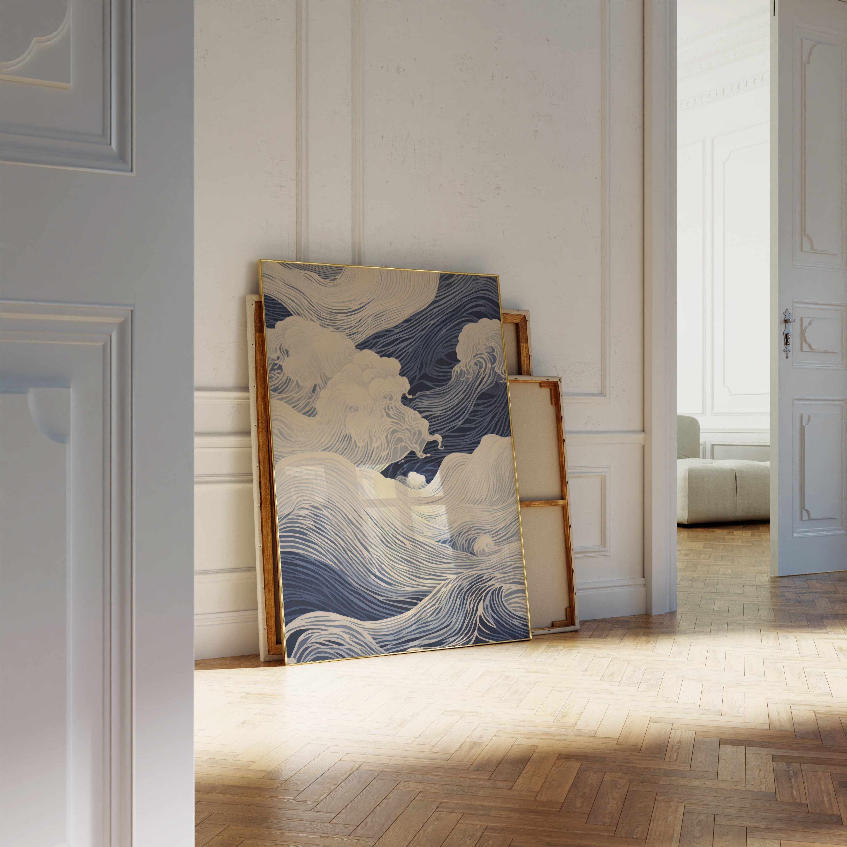 Rolling Waves The Poster Square