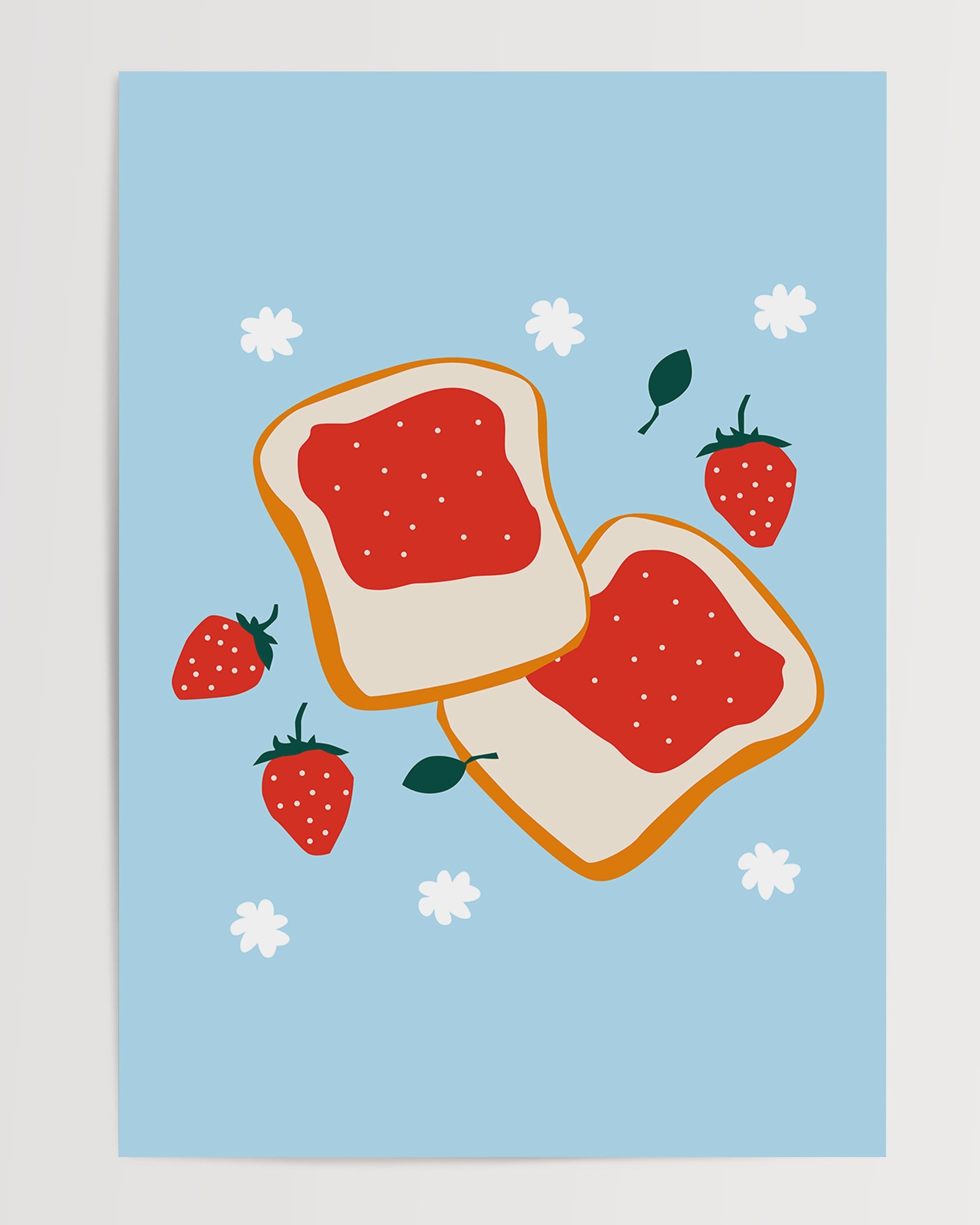 Strawberry Jam The Poster Square