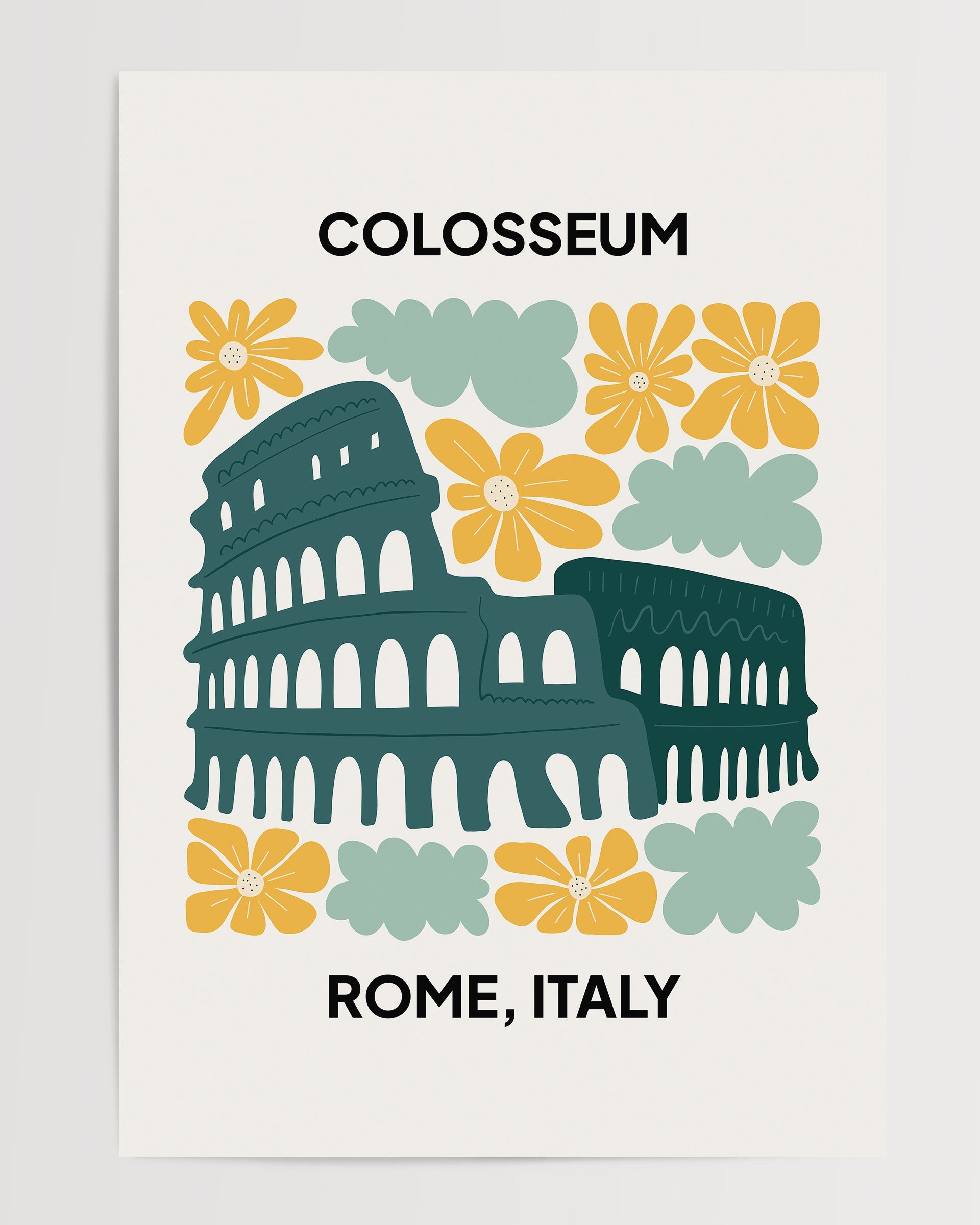 The Colosseum No.2 - Rome The Poster Square