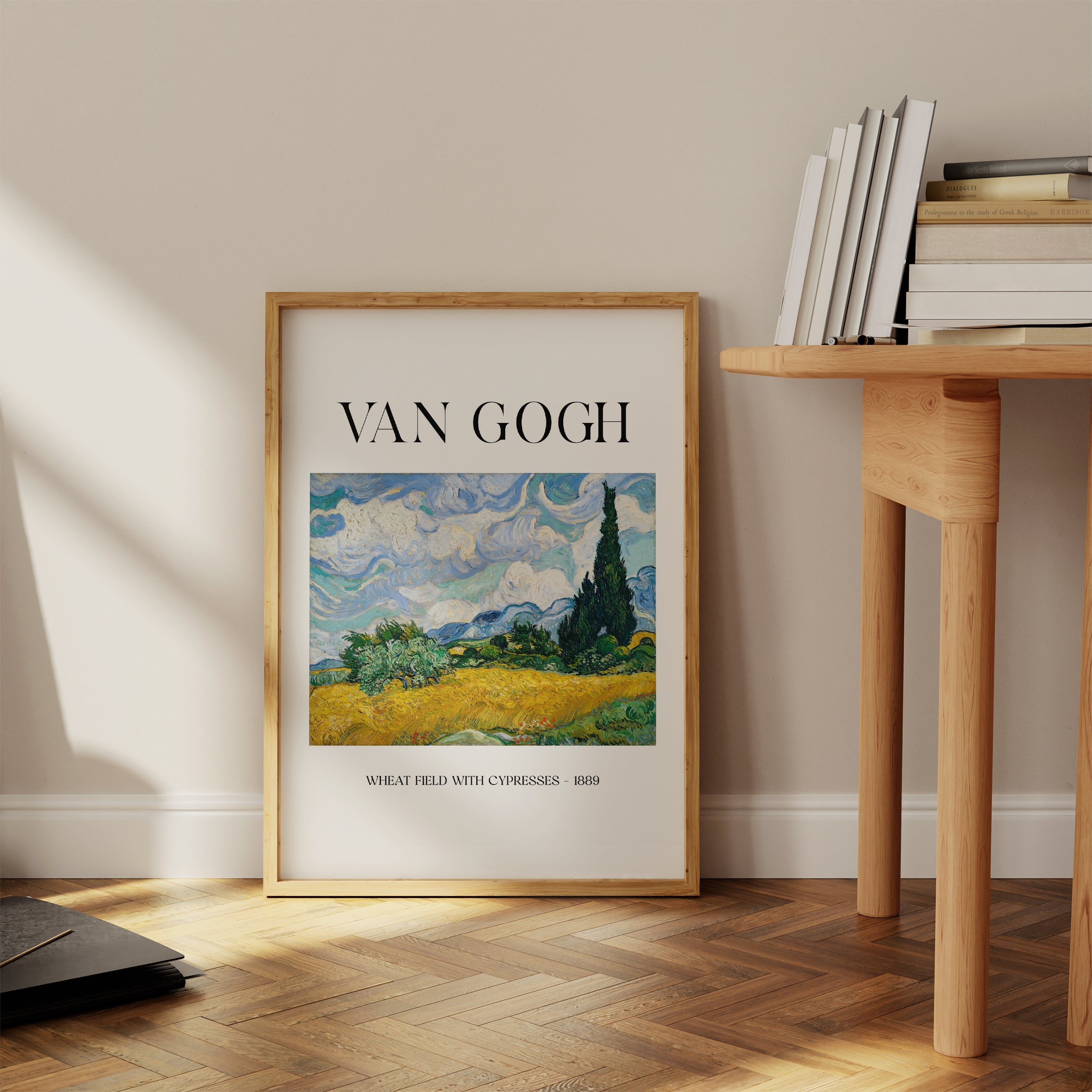 Wheat Field with Cypresses (1889) The Poster Square
