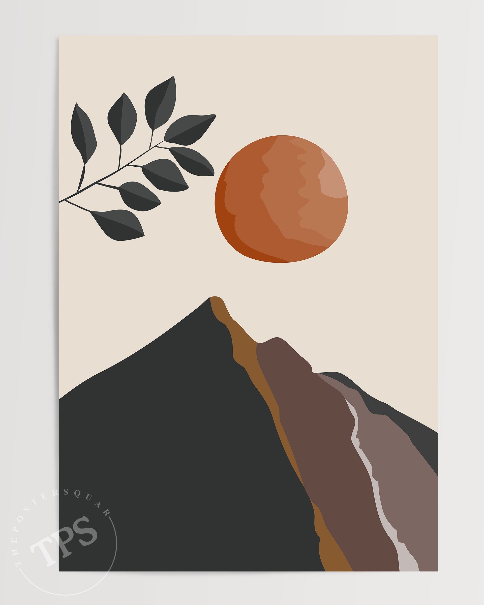 Abstract Landscape N14-psoter-wall_art-decor-The Poster Square