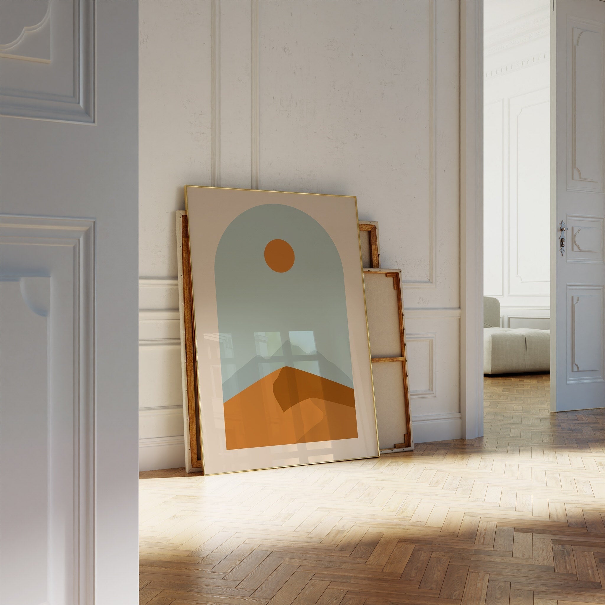 Abstract Landscape N3-psoter-wall_art-decor-The Poster Square