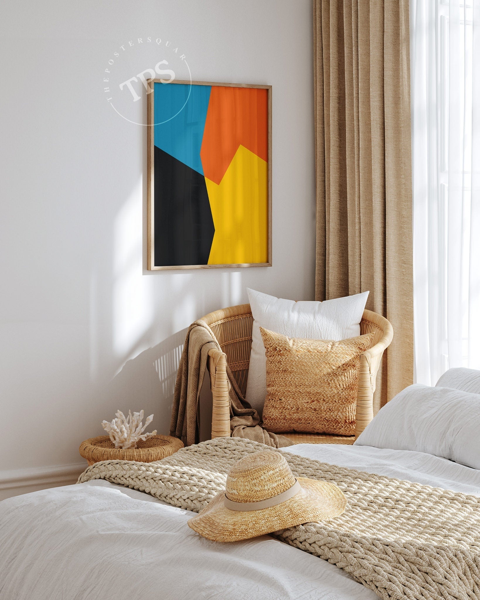 Abstract Mingle N27-psoter-wall_art-decor-The Poster Square