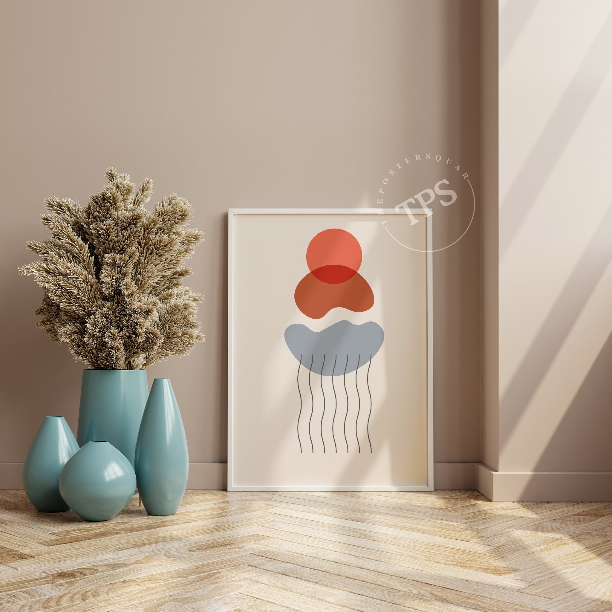 Abstract Mingle N30-psoter-wall_art-decor-The Poster Square