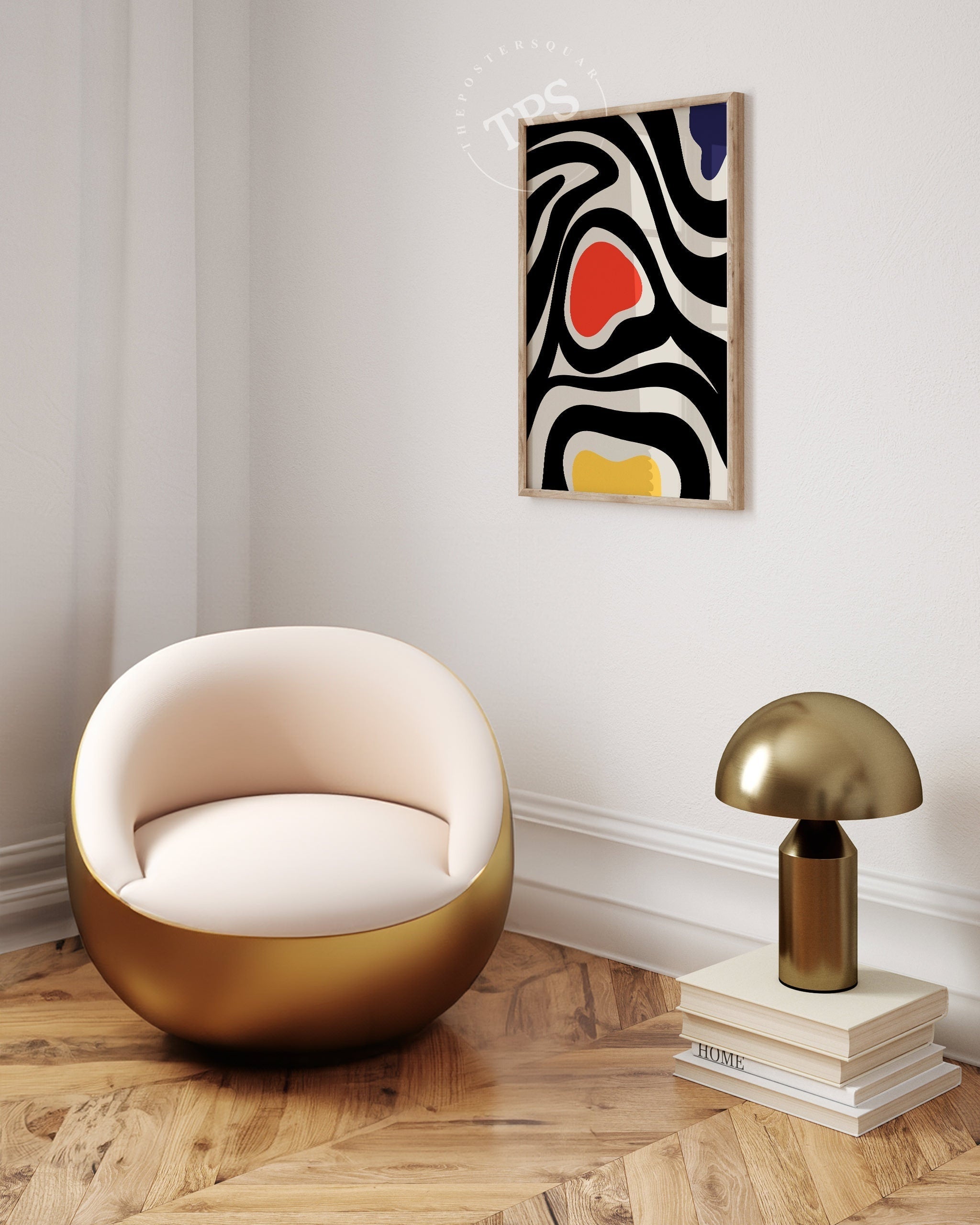 Abstract Mingle N41-psoter-wall_art-decor-The Poster Square