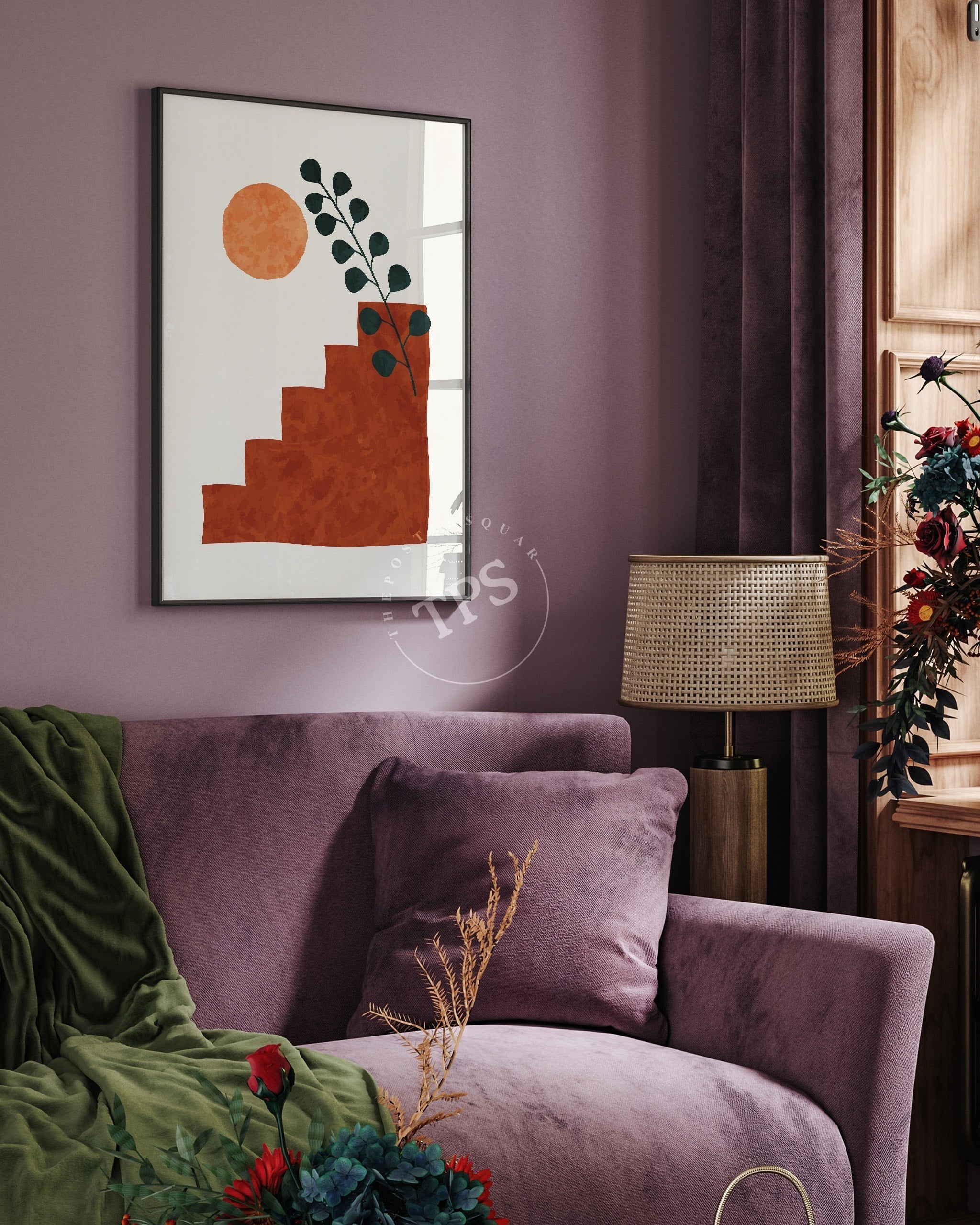 Abstract Wall Art - Boho-psoter-wall_art-decor-The Poster Square