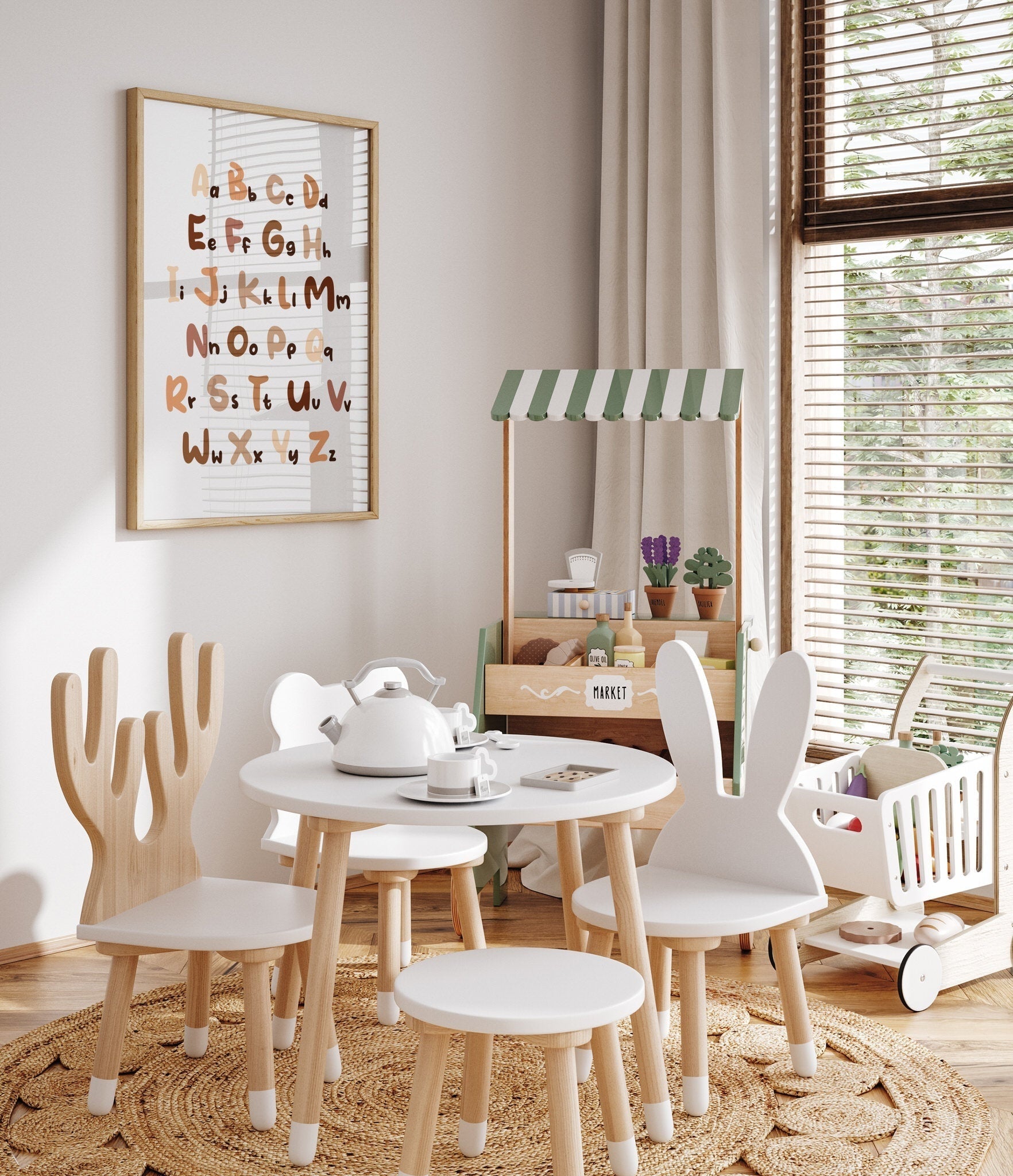 Alphabet N1-psoter-wall_art-decor-The Poster Square