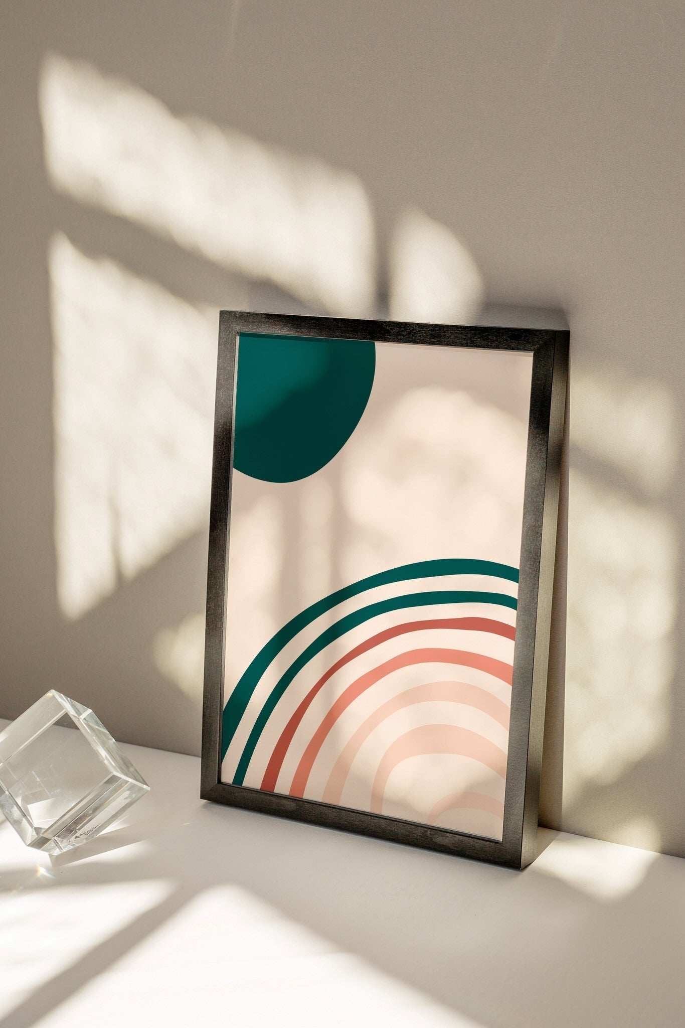 Aqua Rings-psoter-wall_art-decor-The Poster Square
